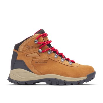 Columbia Wandelschoenen Dames, Newton Ridge Plus Waterproof Amped Blauw Rood, 83TQWDFSN